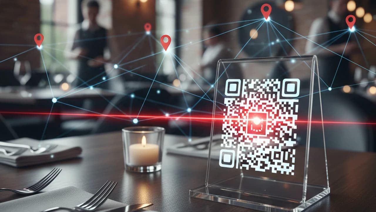 Work example of QR routing example